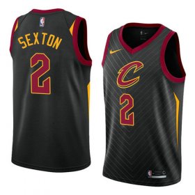 Wholesale Cheap Men\'s Cleveland Cavaliers 2 Collin Sexton Swingman Statement Edition Jersey