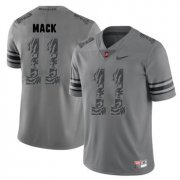 Wholesale Cheap Ohio State Buckeyes 11 Austin Mack Gray Shadow College Football Jersey