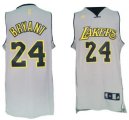 Wholesale Cheap Los Angeles Lakers #24 Kobe Bryant Revolution 30 Swingman 2013 Gray Jersey