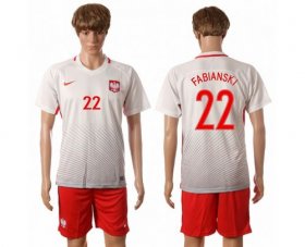 Wholesale Cheap Poland #22 Fabianski Home Soccer Country Jersey