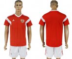 Wholesale Cheap Russia Blank Home Soccer Country Jersey