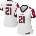 Wholesale Cheap Nike Falcons #21 Desmond Trufant White Women's Stitched NFL Elite Jersey