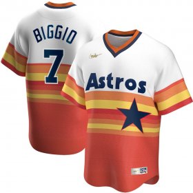 Wholesale Cheap Houston Astros #7 Craig Biggio Nike Home Cooperstown Collection Player MLB Jersey White