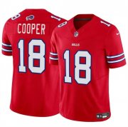 Cheap Men's Buffalo Bills #18 Amari Cooper Red 2024 F.U.S.E. Vapor Untouchable Limited Stitched Football Jersey