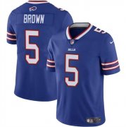 Cheap Men's Buffalo Bills #5 Anthony Brown Blue 2024 Vapor Untouchable Limited Football Stitched Jersey