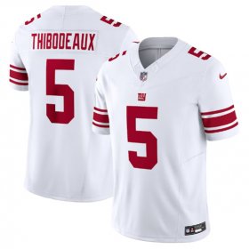 Wholesale Cheap Men\'s New York Giants #5 Kayvon Thibodeaux White 2023 F.U.S.E. Vapor Untouchable Limited Stitched Jersey