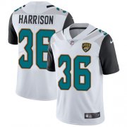 Wholesale Cheap Nike Jaguars #36 Ronnie Harrison White Men's Stitched NFL Vapor Untouchable Limited Jersey