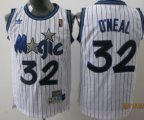 Wholesale Cheap Orlando Magic #32 Shaquille O'neal White Swingman Throwback Jersey