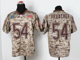 Wholesale Cheap Nike Bears #54 Brian Urlacher Camo Men\'s Stitched NFL New Elite USMC Jersey