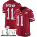 Wholesale Cheap Nike 49ers #11 Marquise Goodwin Red Super Bowl LIV 2020 Team Color Men's Stitched NFL Vapor Untouchable Limited Jersey