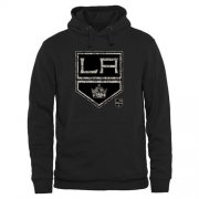 Wholesale Cheap Men's Los Angeles Kings Black Rink Warrior Pullover Hoodie