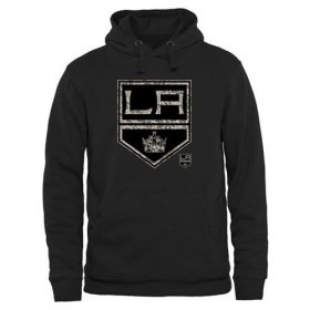 Wholesale Cheap Men\'s Los Angeles Kings Black Rink Warrior Pullover Hoodie