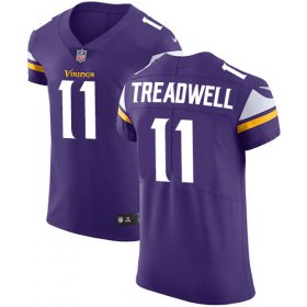 Wholesale Cheap Nike Vikings #11 Laquon Treadwell Purple Team Color Men\'s Stitched NFL Vapor Untouchable Elite Jersey