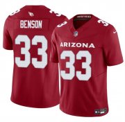 Cheap Men's Arizona Cardinals #33 Trey Benson Red 2024 F.U.S.E. Vapor Untouchable Limited Football Stitched Jersey