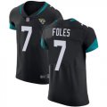 Wholesale Cheap Nike Jaguars #7 Nick Foles Black Team Color Men's Stitched NFL Vapor Untouchable Elite Jersey