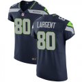 Wholesale Cheap Nike Seahawks #80 Steve Largent Steel Blue Team Color Men's Stitched NFL Vapor Untouchable Elite Jersey