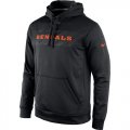 Wholesale Cheap Cincinnati Bengals Nike KO Speed Wordmark Performance Hoodie Black