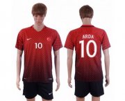 Wholesale Cheap Turkey #10 Arda Home Soccer Country Jersey