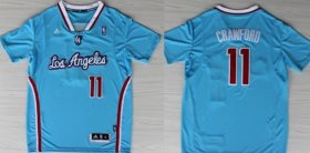 Wholesale Cheap Los Angeles Clippers #11 Jamal Crawford Revolution 30 Swingman 2013 Blue Jersey