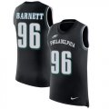 Wholesale Cheap Nike Eagles #96 Derek Barnett Black Alternate Men's Stitched NFL Limited Rush Tank Top Jersey