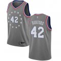 Wholesale Cheap 76ers #42 Al Horford Gray Basketball Swingman City Edition 2018-19 Jersey