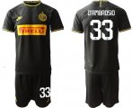 Wholesale Cheap Inter Milan #33 D'Ambrosio Third Soccer Club Jersey