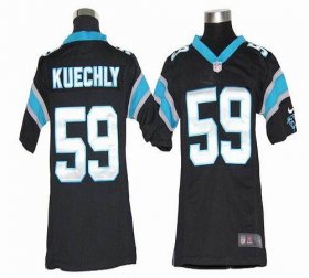 Wholesale Cheap Nike Panthers #59 Luke Kuechly Black Team Color Youth Stitched NFL Elite Jersey