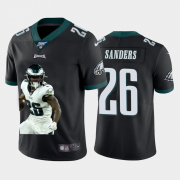 Cheap Philadelphia Eagles #26 Miles Sanders Nike Team Hero 1 Vapor Limited NFL 100 Jersey Black