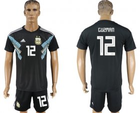 Wholesale Cheap Argentina #12 Guzman Away Soccer Country Jersey