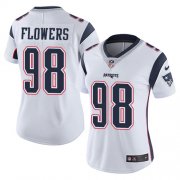 Wholesale Cheap Nike Patriots #98 Trey Flowers White Women's Stitched NFL Vapor Untouchable Limited Jersey