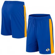 Wholesale Cheap Men's Los Angeles Rams Royal Performance Shorts