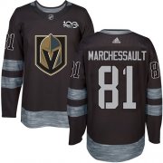 Wholesale Cheap Adidas Golden Knights #81 Jonathan Marchessault Black 1917-2017 100th Anniversary Stitched NHL Jersey