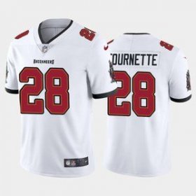 Wholesale Cheap Men\'s Tampa Bay Buccaneers #28 Leonard Fournette New White Vapor Untouchable Limited Stitched Jersey