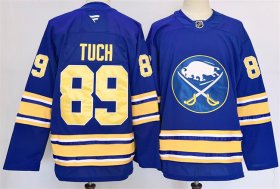 Men\'s Buffalo Sabres #89 Alex Tuch Blue 2024-25 Stitched Jersey