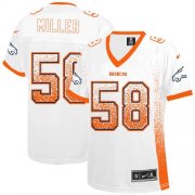 Wholesale Cheap Nike Broncos #58 Von Miller White Women's Stitched NFL Elite Drift Fashion Jersey