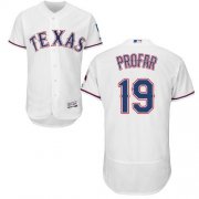 Wholesale Cheap Rangers #19 Jurickson Profar White Flexbase Authentic Collection Stitched MLB Jersey