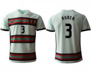 Wholesale Cheap Men 2021 Europe Portugal away AAA version 3 soccer jerseys