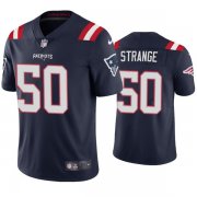 Wholesale Cheap Men's New England Patriots #50 Cole Strange Navy Vapor Untouchable Limited Stitched Jersey