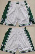 Wholesale Cheap Men's Dallas Mavericks White 75th Anniversary Shorts (Run Small)