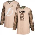 Cheap Adidas Lightning #2 Luke Schenn Camo Authentic 2017 Veterans Day Stitched NHL Jersey