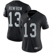 Wholesale Cheap Nike Raiders #13 Hunter Renfrow Black Team Color Women's Stitched NFL Vapor Untouchable Limited Jersey