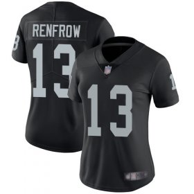 Wholesale Cheap Nike Raiders #13 Hunter Renfrow Black Team Color Women\'s Stitched NFL Vapor Untouchable Limited Jersey