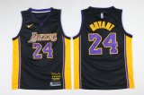 Wholesale Cheap Lakers 24 kobe Bryant Black Mamba Nike Swingman Jersey