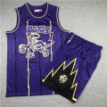 Wholesale Cheap Raptors 1 Tracy McGrady Purple 1998-99 Hardwood Classics Jersey(With Shorts)