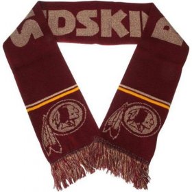 Wholesale Cheap Washington Redskins Ladies Metallic Thread Scarf Red