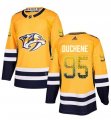 Wholesale Cheap Adidas Predators #95 Matt Duchene Yellow Home Authentic Drift Fashion Stitched NHL Jersey