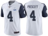 Wholesale Cheap Men's Dallas Cowboys #4 Dak Prescott Color Rush 60th Anniversary Vapor Untouchable Stitched NFL Nike Limited Jersey