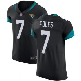 Wholesale Cheap Nike Jaguars #7 Nick Foles Black Team Color Men\'s Stitched NFL Vapor Untouchable Elite Jersey