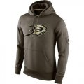 Wholesale Cheap Men's Anaheim Ducks Nike Salute To Service NHL Hoodie