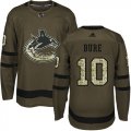 Wholesale Cheap Adidas Canucks #10 Pavel Bure Green Salute to Service Stitched NHL Jersey